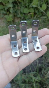 Ke Góc Vuông Inox 201 (3.5x3.5x1 cm) - Dày 2mm Chống Gỉ Chắc Chắn Cho Đồ Gỗ Nhỏ (12g)