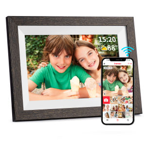 Frameo กรอบรูปดิจิทัล10.1นิ้วกรอบอิเล็กทรอนิกส์ WIFI หน้าจอสัมผัส HD 1280 * 800IPS กรอบรูปดิจิตอลอัจฉริยะคลังเก็บ32กิกะไบต์