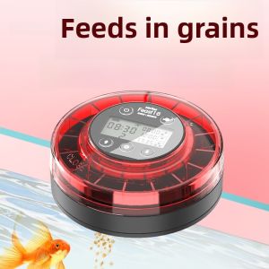Automatic Fish Feeder Aquatic Animal Feeding Device Timed Turtle Food Dispenser Plankton Fish Feed Mini Indoor Aquarium Use