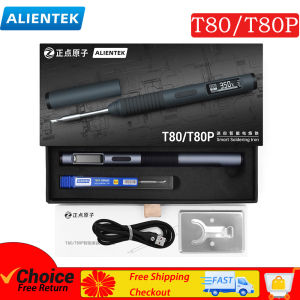 ALIENTEK T80P Soldering Iron T80 Smart Portable PD Electric Welding Equipment Solder Station Welder Machine Cautin Repair Tools