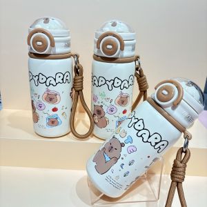 Cốc Nước Giữ Nhiệt Bằng Thép Không Gỉ 316 Cho Trẻ Em Cốc Nước Đi Học Dễ Thương Cho Bé Trai Và Bé Gái Cốc Nước Học Sinh