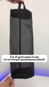 DNV - Dispenser Kantong Plastik Sampah Tempel Tempat Kantong Sampah Gantung Dinding Keranjang Sampah
