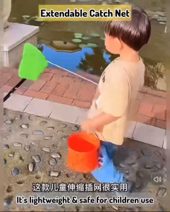 Summer Fun Extendable Catch Tadpole Fishing Net Kids Adult Outdoor Bug Catching Net Toys Fishing Net Educational Net