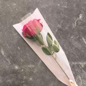 (5 Lembar) Cellophane Single Flower/Plastik Bunga Setangkai/Wrapping Buket