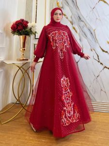 PEDLSTA RIHANNA SET HIJAB DRESS GAMIS MODE TERBARU BEST SELLER DAN REAL ORIGINAL