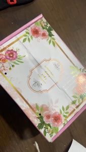 Tea Pot 1 Teko 2 Cangkir / Cangkir Set Teko Premium / Tea Pot Set Gold Dus Pink (1POT+2CUP) SS