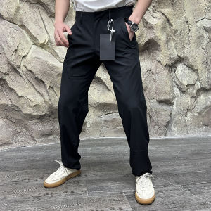 Quần Dài Thể Thao Ngoài Trời Nam Cao Cấp 3D Cắt May Nhanh Khô Thoáng Khí Có Khóa Kéo Cạp Vừa Mùa Hè Quần Dài Màu Trơn