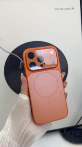 เคสชาร์จได้พร้อมกระจกเลนส์กล้อง สำหรับไอโฟน17 17Air 17pro 17proMax i16 16proMax i15 15proMax i14 14rpoMax i13 13proMax