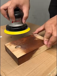 6.65 Inch Pneumatic Circular Polishing Sander Small Industrial Grade Automotive Special Beauty Waxing Dry Grinder