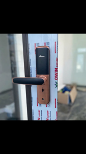 Khóa cửa vân tay Demax EL268 AC mở bằng vân tay mật mã thẻ từ chìa cơ app wifi công nghệ Đức