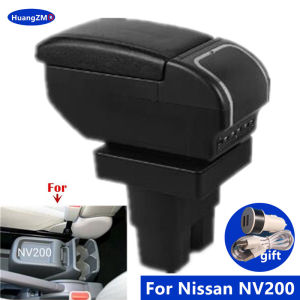 For Nissan NV200 Armrest Box For Nissan NV200 Evalia Car Armrest Storage Box Interior Dedicated Retrofit parts Car Accessories