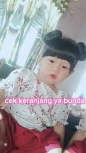 Bandana Pony Bayi Perempuan & Rambut Palsu Bayi dari Aksesoris Bayi Always Barokah