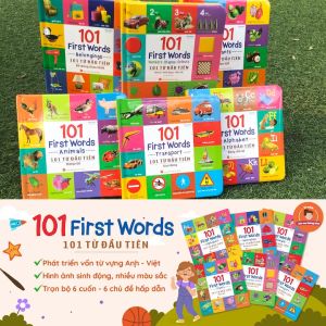 Sách: 101 First Words /101 Từ Đầu Tiên (Trọn Bộ 6 Cuốn)