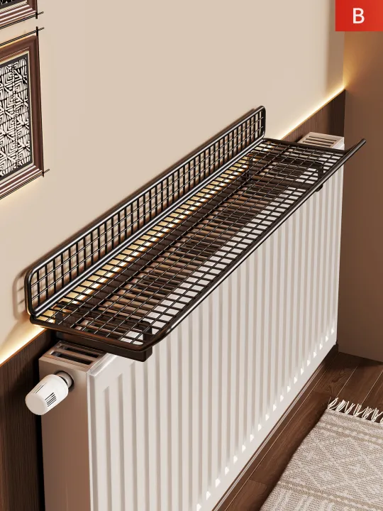 Heater Rail Rack Stand Heated Towel Rail Storage Shelf Clothes Drying Rack Shoe Drying Stand ...