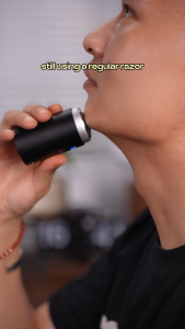 MeeGoo Electric Shaver LCD Display 8500RPM High Speed Rechargeable Portable Mini Beard Trimmer Travel Pocket Razor for Men