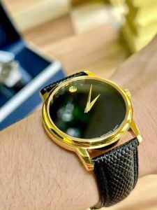 Đồng Hồ Nam MVD0 size 39mm máy pin Nhật kính sapphire chống xước dây vỏ inox không rỉ dây da