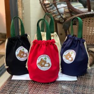 กระเป๋าผ้าใบญี่ปุ่นสำหรับใส่ถ้วย กระเป๋าใส่ถ้วยแบบพกพา กระเป๋าใส่ถ้วยอุ่นแบบพกพา ปกป้องถังดื่มน้ำ