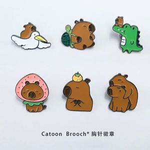 Ghim cài áo Capybara siêu cấp dễ thương mới nhất 2025