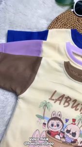 Setelan Kaos Anak Perempuan Dan Laki-laki Motif Karakter Viral 1-10 Tahun Varian Pilih Warna Terbaru