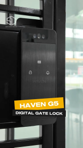 Haven Gate Digital Lock (G5) + 3x7ft Mild Steel Gate Bundle