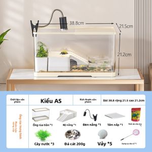 KUOTING | Bể Cá Rùa Nhỏ Gia Đình với Nền Tảng Phơi Sương Sinh Thái
