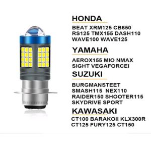 Lampu utama Led H4 Mio Aerox Vario Xeon Beat laser jauh dekat putih kuning