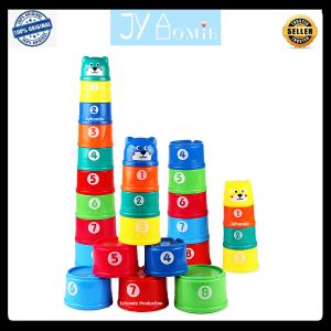 Stacking Toys Stacking Cup Stacking Game Kid Toy Early Learning Stacking Cup Stacking Toy Mainan Bayi Mainan Susun Mainan Kanak