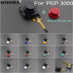 1Set Black 3D Analog Joystick Button Sensor Module + Backup Rocker Cap For PSP 3000 Console Repair Replacement Parts