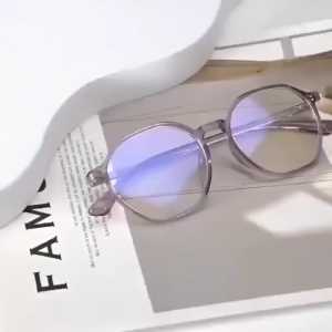 AR003 Kacamata Anti-radiasi Lensa Bening untuk Wanita Retro Korean