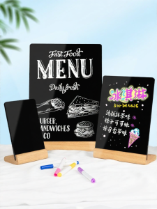 ZHICAIYOU | Bảng Menu Viết Tùy Chỉnh Quảng Cáo Cho Chợ Đêm