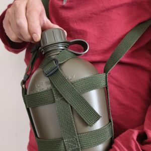 Vintage Durable Portable Military Water Bottle Large Capacity