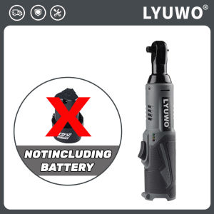 LYUWO 12V 3/8 rechargeable lithium battery wrench stage construction motorcycle maintenance small household appliances.