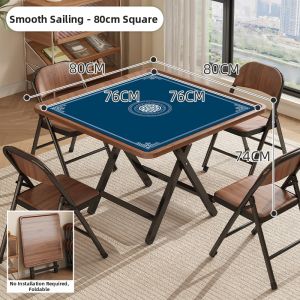 ZHUSHANXIA | Folding Compact Mahjong Table