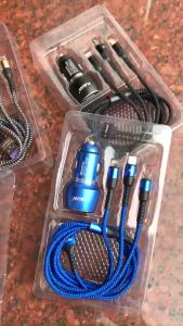Tẩu sạc PuGan (45A-6A-10A) sạc nhanh QC 3.0 Điện áp từ 9V-32V - dây cáp siêu bền