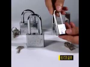 【G】Premium Multi-Layer Electroplated Heavy Duty Iron Lock Heavy Duty Anti Theft For Home Door Office Gate Indoor Safety Use