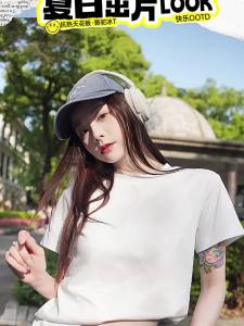 CAMEL | Cotton Short Sleeve Ice-sense Quick-dry Crew-neck T-shirt