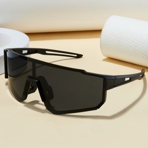New Outdoor Riding Sunglasses One-piece Bicycle Windscreen European and American MENS Sports Sunglasses