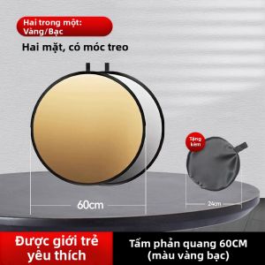 Bảng Đèn Phản Chiếu Chụp Ảnh Gập Được Di Động 60cm
