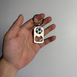 Sports style Metal Bottle Openers Keychain - Durable personality Keyring Simple StylePromotional world cup Festival