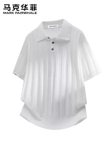 Mark Fairwhale | Summer Thin Short Sleeve Polo Shirt for Men Business Casual