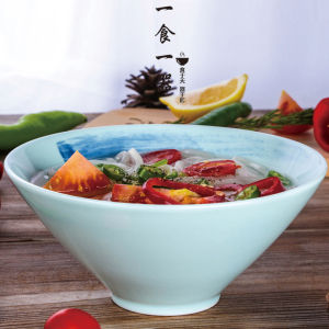 Bát Sứ Tròn Đơn Giản Bát Đựng Cơm Kiểu Nhật Bản Bát Đựng Súp Bát Đựng Salad Bát Sứ Xanh Đồ Dùng Ăn Uống Cho Khách Sạn Bát Tròn