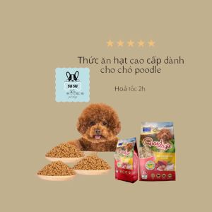 Propet Thức ăn hạt cho chó poodle hỗ trợ đẹp da mượt lông tất cả các lứa tuổi