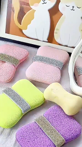 Soap Foaming Soaps Saver Bath Foaming Soap Bag Exfoliating Sponge Thickened Bathing Bubble Maker Cleaning Tool