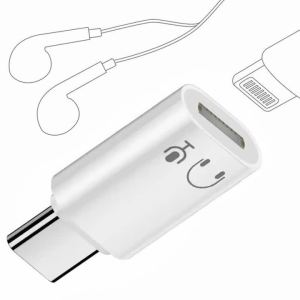 Lightning Female To Type C Audio Adapter Cable for IPhone 18 17 16 Pro Max IPad MacBook IOS Aux OTG USB C USBC Phone Converter