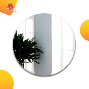 Kaca Cermin Dinding Bulat Aesthetic Round Mirror Frameless