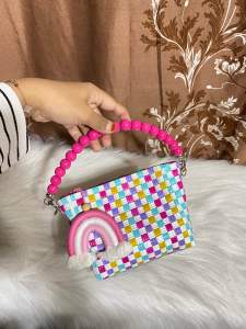 LIVY BAG Tas Selempang Anyaman Jali Free Aksesoris