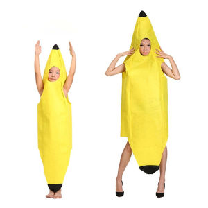 Adult Banana Costume for Kids Boy Cosplay Dance Party Banana Suit Halloween Costume for Kids Boy