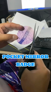 Pocket Mirror with Personalized Design