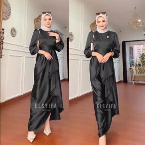 TERMURAH!!! SHIMMER DRESS LD 120 SHIMMER DRESS | KAIN TIPIS TIDAK NERAWANG | GAMIS JUMBO MAXI DRESS SHIMMER SILK PREMIUM DRESS BRIDESMAID PESTA CASUAL