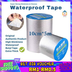 【Malaysia Spot Sale】Self-adhesive Anti-leakage Super Strong Waterproof Tape Multi-purpose Stop Leakage Strong Performance Roof Ground Wall Repair Tape Auto Fix Leakproof Tape Aluminium Foil Gam Bumbung Atap Dinding Bocor Retak 强力防水胶带️